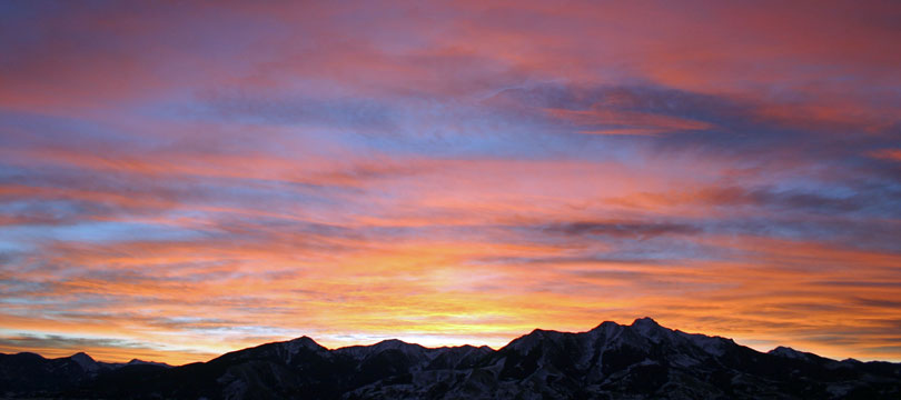 Montana Mountain Sunrise