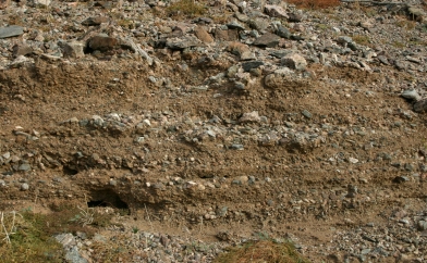 Sediment layers