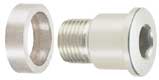 Record 13mm Chain Ring Bolt and 3.7mm Washer