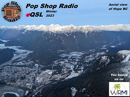 QSL from Pop Shop in British Columbia, Canada