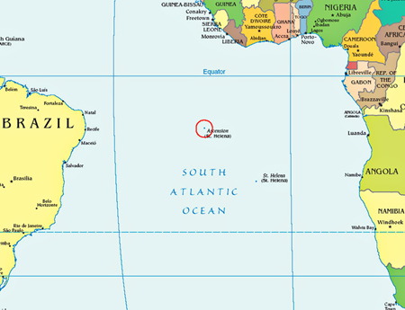 Ascension Island Location