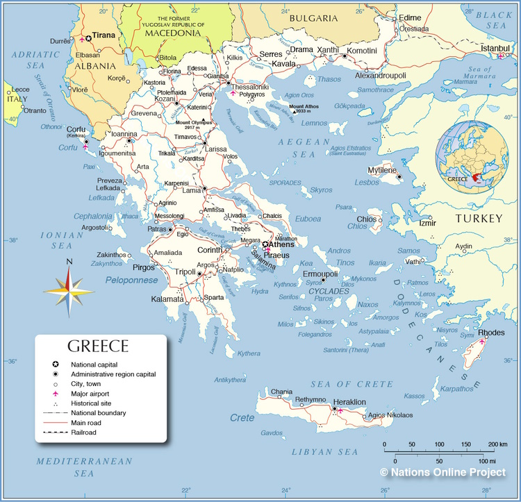 Greece Map