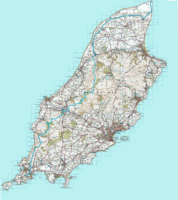 Isle of Man Map