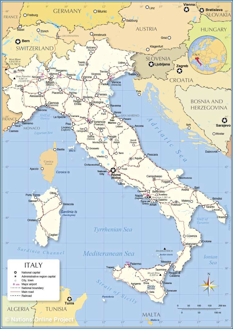 Italy Map