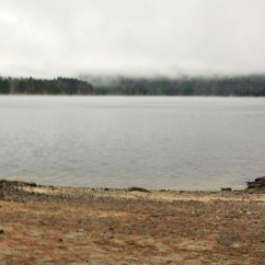 Fog over Lake Moore