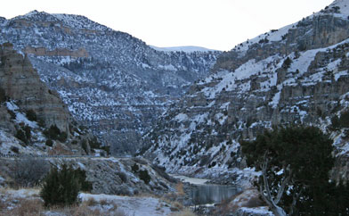 RR Tracks, river and highway