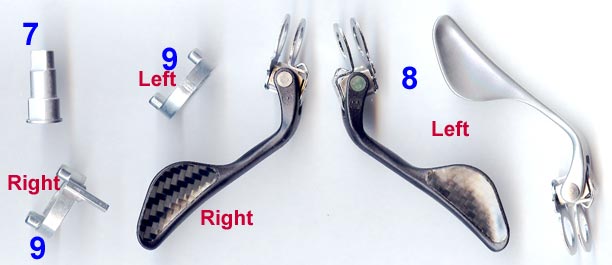 Central Pivot, Finger Shift Levers and G Spring Carriers
