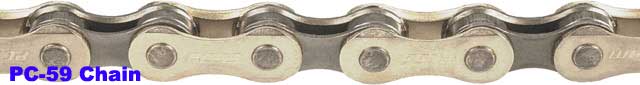 SRAM PC-59 Solid Rivet Chain