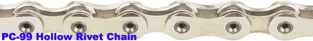 SRAM PC-99 Hollow Rivet Chain