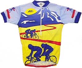 Tandem Blue/Yellow Jersey